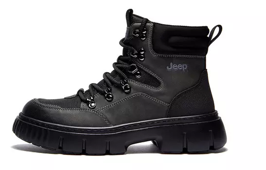 Ботинки мужские черные Jeep