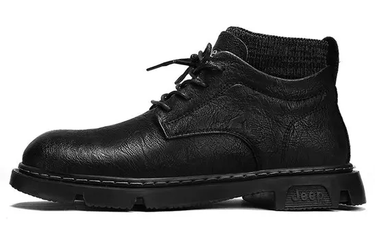 Ботинки мужские черные Jeep