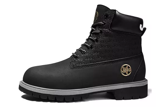 Ботинки мужские черные Jeep