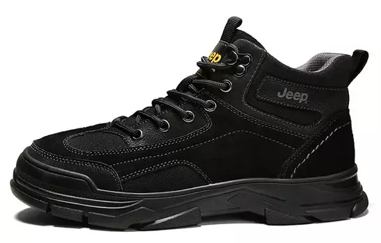 Ботинки мужские черные Jeep