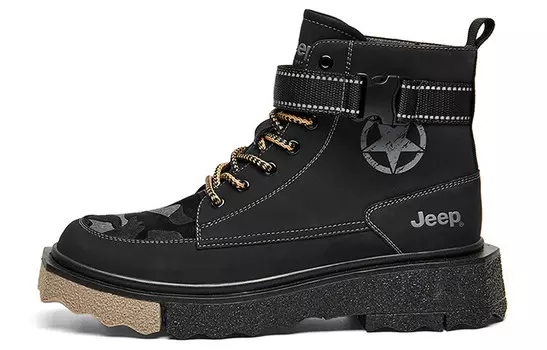 Ботинки мужские черные/серые/коричневые Jeep