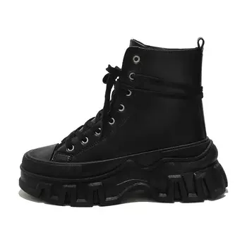 Ботинки мужские черные Slnu3