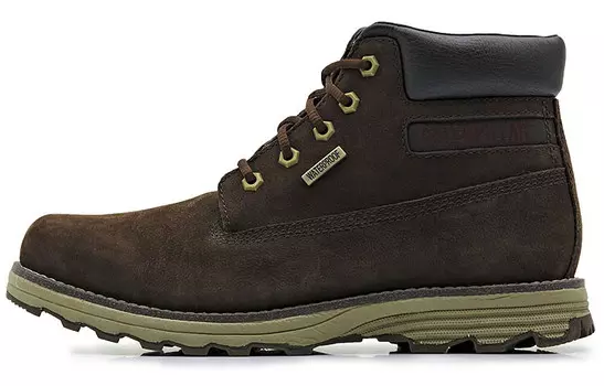 Ботинки мужские для активного отдыха темно-коричневые Cat