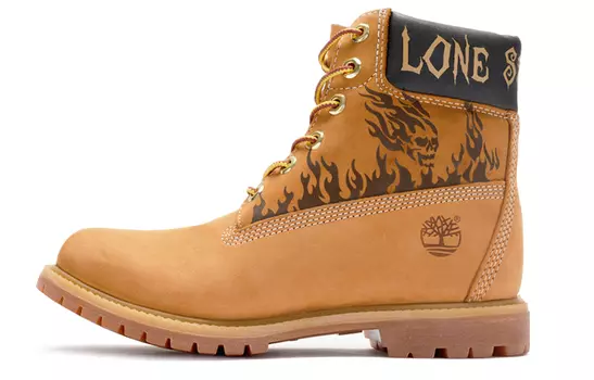 Ботинки мужские для активного отдыха желтые/черные Timberland