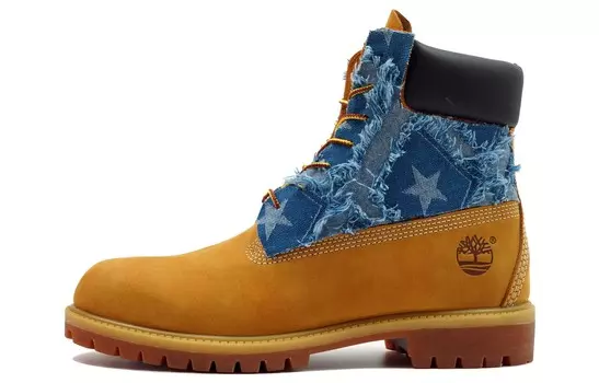 Ботинки мужские для активного отдыха желтые Timberland