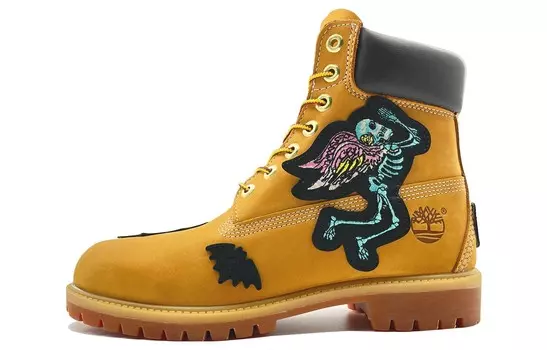 Ботинки мужские для активного отдыха желтые Timberland