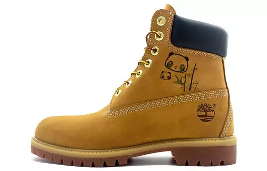 Ботинки мужские для активного отдыха желтые Timberland