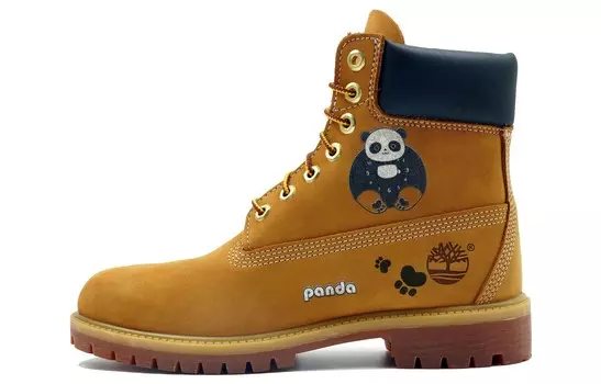 Ботинки мужские для активного отдыха желтые Timberland