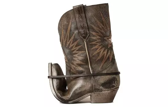 Ботинки мужские Golden Goose Wish Star Ankle Boots, коричневый