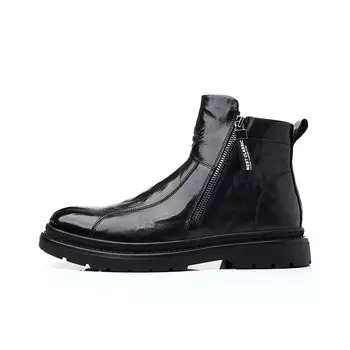 Ботинки мужские Gzz, цвет Black cotton shoes