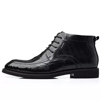 Ботинки мужские Gzz, цвет Black cotton shoes