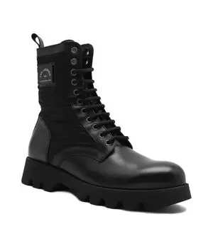 Ботинки мужские Karl Lagerfeld кожаные на шнуровке, черный