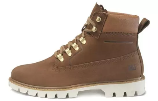 Ботинки мужские коричневые Cat