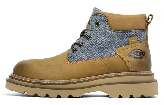 Ботинки мужские коричневые/синие Dickies