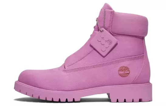 Ботинки мужские розовые Timberland