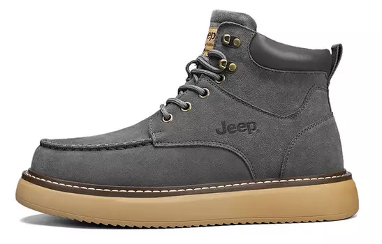 Ботинки мужские серые Jeep