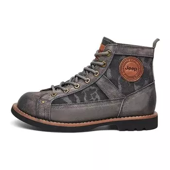 Ботинки мужские серые Jeep