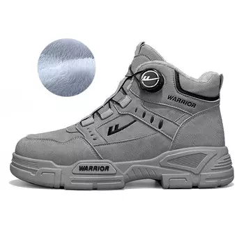 Ботинки мужские серые Warrior