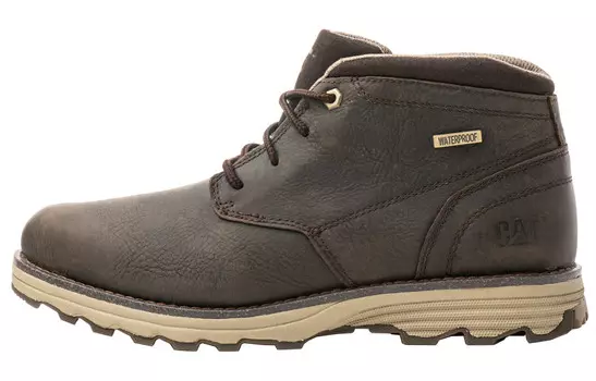 Ботинки мужские темно-коричневые Cat