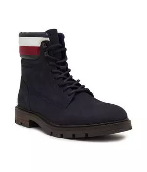 Ботинки мужские Tommy Hilfiger кожаные треккинговые, синий