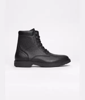 Ботинки мужские Tommy Hilfiger Pebble кожаные высокие, черный