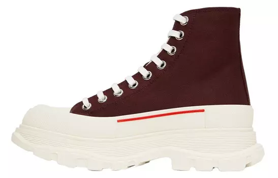 Ботинки мужские Tread Slick Ankle Boots коричневые Alexander Mcqueen