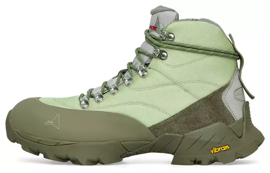 Ботинки мужские зеленые Roa