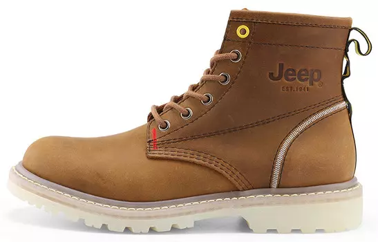 Ботинки мужские желто-коричневые Jeep