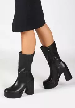 Ботинки на каблуке KHARISMA, черный