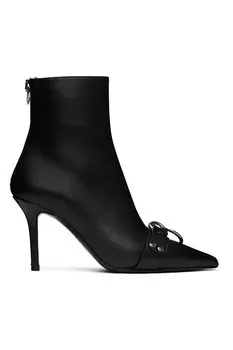 Ботинки на каблуке Sid с ремешками R13, черный
