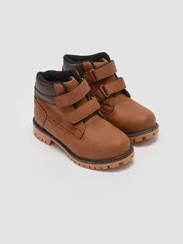 Ботинки на липучке для мальчика LCW STEPS, табак