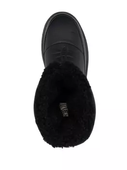 Ботинки на массивной подошве с кулиской Ash, черный