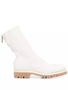 Ботинки на молнии Guidi, белый