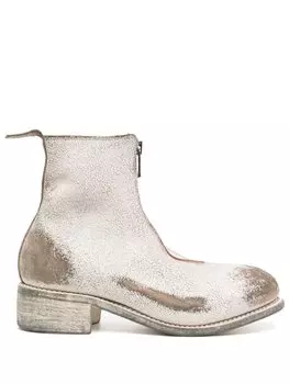 Ботинки на молнии Guidi, белый