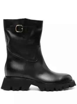 Ботинки на молнии Santoni, черный