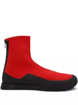 Ботинки на молнии THE ROW, красный