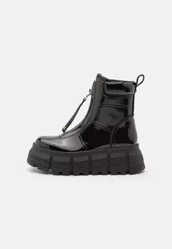 Ботинки на платформе Buffalo AVA FRONT ZIP BOOT, черный