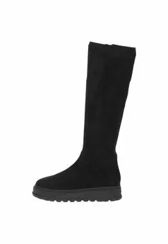 Ботинки на платформе Caprice, черный стрейч
