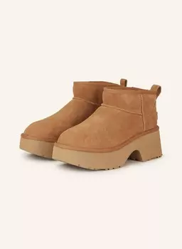 Ботинки на платформе classic ultra mini new heights UGG, цвет COGNAC