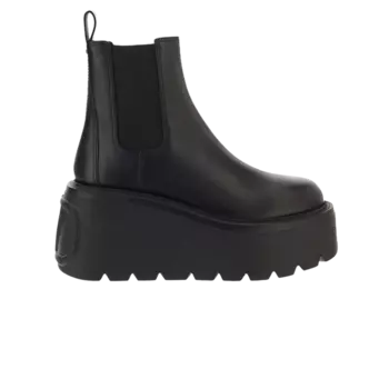 Ботинки на платформе до щиколотки Valentino Wmns на массивной подошве, черный