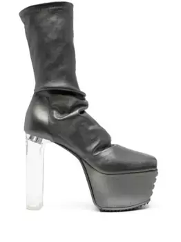 Ботинки на платформе Rick Owens, серый
