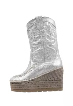 Ботинки на платформе Vidorreta, серебро