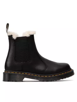 Ботинки на плоской подошве 2976 Leonore Dr. Martens, черный