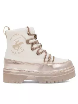 Ботинки на плоской подошве Beverly Hills Polo Club, бежевый