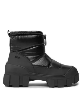 Ботинки на плоской подошве Caprice, черный