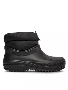 Ботинки на плоской подошве Classic Neo Puff Shorty Boot W Crocs, черный