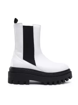 Ботинки на плоской подошве Flatform Chelsea Boot Calvin Klein, белый