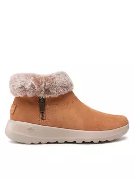 Ботинки на плоской подошве Go Joy Skechers, коричневый