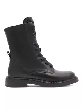 Ботинки на плоской подошве Lasocki, черный