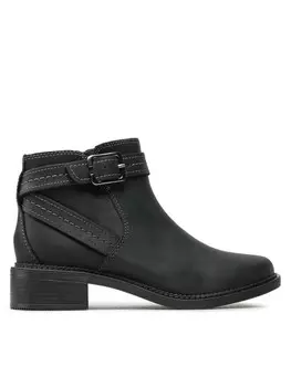 Ботинки на плоской подошве Maye Strap Clarks, черный